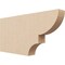 Ekena Millwork 2in. W x 8in. H x 16in. L Ridgewood Woodgrain TimberThane Rafter Tail, Primed Tan RFTUR02X08X16RIDRCPR - alternate 1